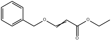 3-(苄氧基)丙烯酸乙酯 结构式