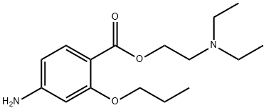 丙氧卡因 结构式