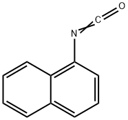 1-萘基异氰酸酯 结构式