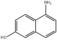 5-氨基-2-萘酚 结构式
