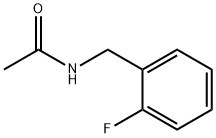 N-(2-氟苄基)乙酰胺 结构式