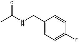 N-((4-氟苯基)甲基)乙酰胺 结构式
