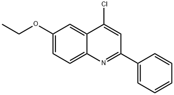 4-Chloro-6-ethoxy-2-phenylquinoline 结构式