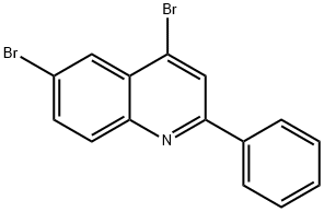4,6-DIBROMO-2-PHENYLQUINOLINE 结构式