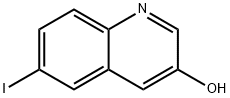 6-碘喹啉-3-醇 结构式