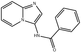 N-(咪唑并[1,2-A]吡啶-3-基)苯甲酰胺 结构式