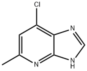 3H-Imidazo[4,5-b]pyridine,  7-chloro-5-methyl- 结构式