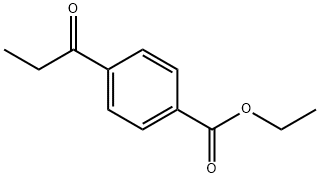 4-丙酰基苯甲酸乙酯 结构式