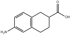 6-AMINO-1,2,3,4-TETRAHYDRONAPHTHALENE-2-CARBOXYLIC ACID 结构式