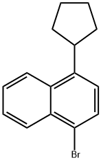 1-broMo-4-cyclopentyl-naphthalene 结构式