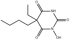 5-Butyl-5-ethyl-1-hydroxy Barbituric Acid 结构式