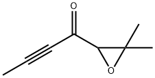 2-Butyn-1-one,  1-(3,3-dimethyl-2-oxiranyl)- 结构式
