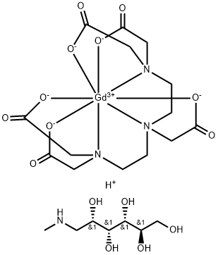 钆喷酸葡胺 结构式