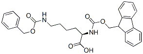 FMOC-D-LYS(Z)-OH 结构式