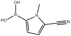 5-CYANO-1-METHYL-1H-PYRROL-2-YLBORONIC ACID 结构式