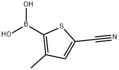 5-CYANO-3-METHYLTHIOPHENE-2-BORONIC ACID 结构式