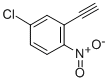 4-氯-2-乙炔基-1-硝基苯 结构式