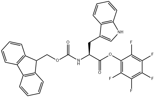 FMOC-TRP-OPFP 结构式