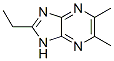 1H-Imidazo[4,5-b]pyrazine,  2-ethyl-5,6-dimethyl- 结构式