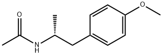 AcetaMide, N-[(1R)-2-(4-Methoxyphenyl)-1-Methylethyl]- 结构式