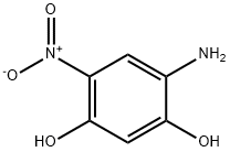 4-AMINO-6-NITRORESORCINOL HYDROCHLORIDE 结构式