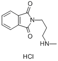N-(3-甲氨基丙基)酞酰亚胺盐酸盐 结构式