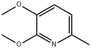 2,3-Dimethoxy-6-methylpyridine 结构式