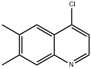 4-氯-6,7-二甲基喹啉 结构式