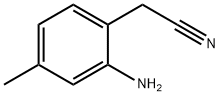 (2-AMINO-4-METHYL-PHENYL)-ACETONITRILE 结构式