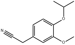 4-异丙氧基-3-甲氧基苯乙腈 结构式