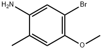 5-溴-4-甲氧基-2-甲基苯胺 结构式