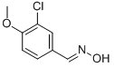3-氯-4-甲氧基苯甲醛肟 结构式