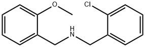 (2-Chlorophenyl)-N-(2-methoxybenzyl)methanamine 结构式