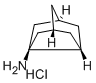 3-降金刚烷胺盐酸盐 结构式