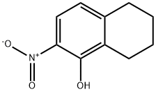 5,6,7,8-四氢-2-硝基-1-萘酚 结构式