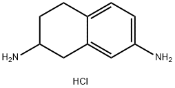 1,2,3,4-TETRAHYDRO-NAPHTHALENE-2,7-DIAMINE DIHYDROCHLORIDE 结构式