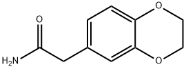 1,4-Benzodioxin-6-acetamide,  2,3-dihydro- 结构式