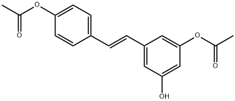 Resveratrol 3,4’Diacetate 结构式