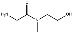 Acetamide, 2-amino-N-(2-hydroxyethyl)-N-methyl- (9CI) 结构式