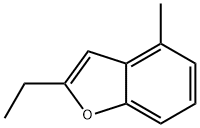 Benzofuran,  2-ethyl-4-methyl- 结构式