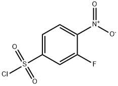 3-氟-4-硝基苯磺酰氯 结构式