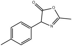 5(4H)-Oxazolone,  2-methyl-4-(4-methylphenyl)- 结构式