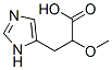 1H-Imidazole-5-propanoic  acid,  -alpha--methoxy- 结构式