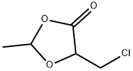 1,3-Dioxolan-4-one,  5-(chloromethyl)-2-methyl- 结构式