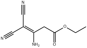 3-氨基-4,4-二氰基丁-3-烯酸乙酯 结构式