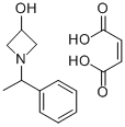 1-(1-PHENYLETHYL)-3-AZETIDINOL MALEATE 结构式