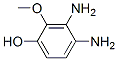 Phenol,  3,4-diamino-2-methoxy- 结构式