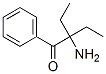 1-Butanone,  2-amino-2-ethyl-1-phenyl- 结构式
