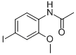 2-METHOXY-4-IODOACETANILIDE 结构式