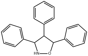 Isoxazolidine,  3,4,5-triphenyl- 结构式